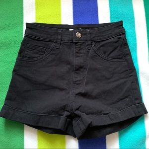H&M Black Shorts